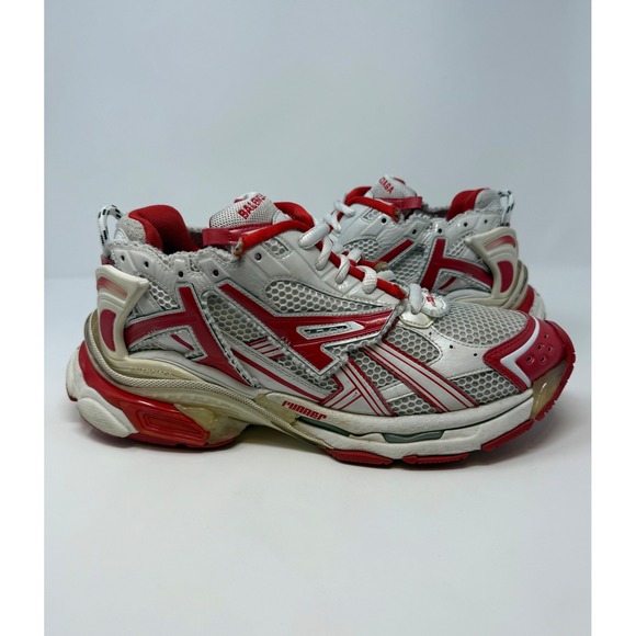 Balenciaga Other - Balenciaga Runner Sneaker Red/White Size 12 US 45 EU
